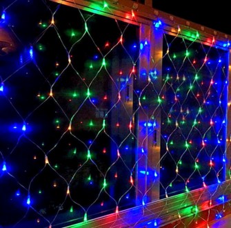 Гирлянда электрическая штора 96 лампочек LED, 8 режимов свечения.. Чернигов. фото 1 Гирлянда электрическая штора 96 лампочек LED, 8 режимов свечения.. Чернигов. фото 1