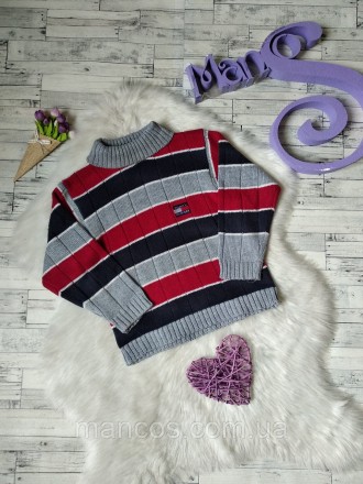 Свитер Tommy Hilfiger под горло на мальчика в полоску. Кривой Рог. фото 1 Свитер Tommy Hilfiger под горло на мальчика в полоску. Кривой Рог. фото 1