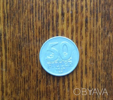 Монета 50 филлеров 1967г. (Венгрия). . фото 1
