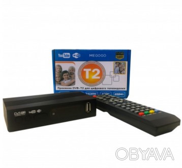 Цифровой тюнер MHZ DVB-T2 Megogo с LCDЕсли вы хотите принимать и смотреть телепр. . фото 1