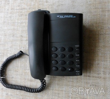 Полностью рабочий стационарный телефон Alpari, модель CH-T19. Продаётся по причи. . фото 1