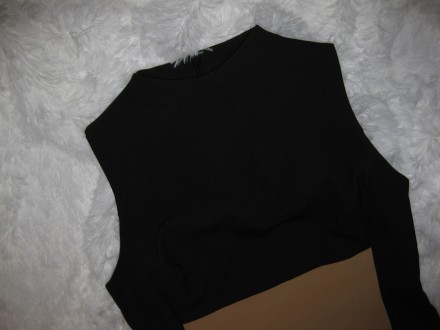 платье Next, 10UK/38 евро, км0778
черное с коричневым, с подкладкой подъюбником. . фото 9