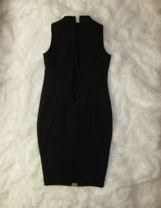 платье Next, 10UK/38 евро, км0778
черное с коричневым, с подкладкой подъюбником. . фото 5