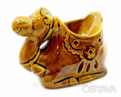Аромалампа керамическая "Верблюд" коричневый (9х10х6 см). . фото 1