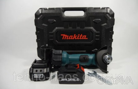 
Аккумуляторная болгарка Makita DGA504ZL( 24V, Ø125 мм). Угловая шлифмаши. . фото 1