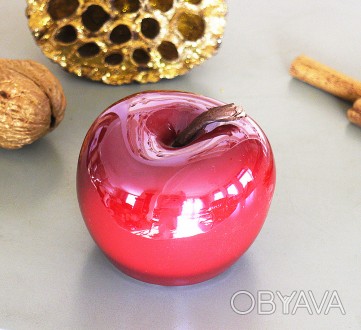 Декоративное яблоко
Материал изготовления керамика
Цвет тёмно-красный
Размер h8с. . фото 1