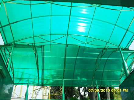 Сотовый поликарбонат Polygal PolyShade green(Израиль) 8 мм. 2100X12000 
Парамет. . фото 5