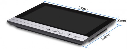 Домофон V90RM-M1 9" монитор с функцией записи видео
Проводной видеодомофон. . фото 8