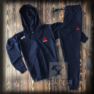 Спортивный костюм Рибок мужской на змейке, костюм Reebok трикотажный (на флисе и. Суми. фото 1 Спортивный костюм Рибок мужской на змейке, костюм Reebok трикотажный (на флисе и. Суми. фото 1