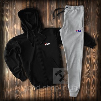 Спортивный костюм Фила мужской на змейке, костюм Fila трикотажный (на флисе и бе. Суми. фото 1 Спортивный костюм Фила мужской на змейке, костюм Fila трикотажный (на флисе и бе. Суми. фото 1