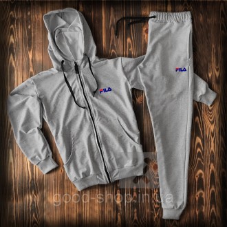 Спортивный костюм Фила мужской на змейке, костюм Fila трикотажный (на флисе и бе. Суми. фото 1 Спортивный костюм Фила мужской на змейке, костюм Fila трикотажный (на флисе и бе. Суми. фото 1