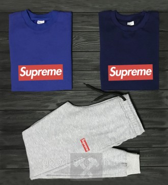 Мужской костюм тройка 2 кофты и штаны Суприм Supreme, спортивный костюм Supreme,. Суми. фото 1 Мужской костюм тройка 2 кофты и штаны Суприм Supreme, спортивный костюм Supreme,. Суми. фото 1