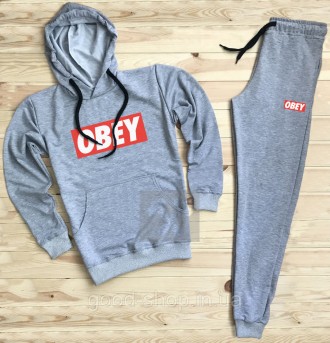 Спортивный костюм Обей мужской с капюшоном, костюм Obey трикотажный (на флисе и . Сумы. фото 1 Спортивный костюм Обей мужской с капюшоном, костюм Obey трикотажный (на флисе и . Сумы. фото 1