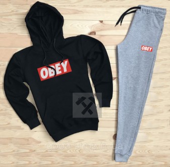 Спортивный костюм Обей мужской с капюшоном, костюм Obey трикотажный (на флисе и . Сумы. фото 1 Спортивный костюм Обей мужской с капюшоном, костюм Obey трикотажный (на флисе и . Сумы. фото 1