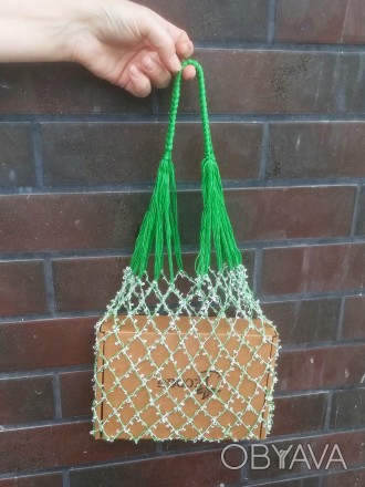 Супер натуральная сумка 
из природного материала - хлопковая Сумка Авоська 
 Аво. . фото 1