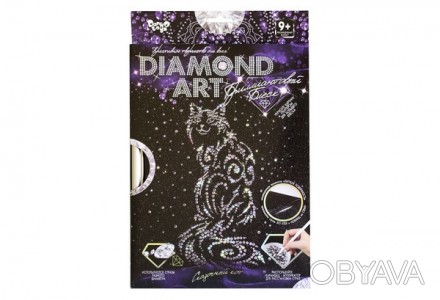 Набір Алмазна картина Diamond Art 08 Казковий кіт Danko Toys DAR-01-08
 
Кожен в. . фото 1