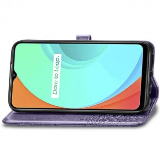 Кожаный чехол (книжка) Art Case с визитницей для Samsung Galaxy M31s (Фиолетовый. . фото 5