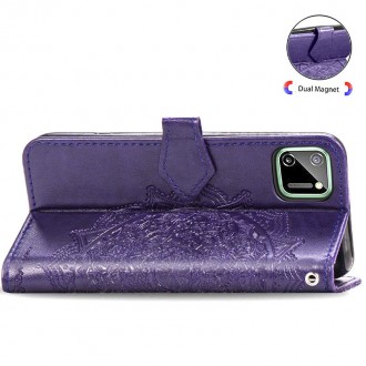 Кожаный чехол (книжка) Art Case с визитницей для Samsung Galaxy M31s (Фиолетовый. . фото 6