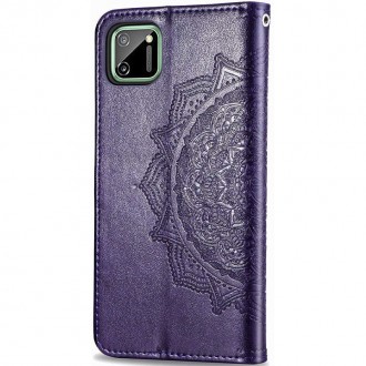 Кожаный чехол (книжка) Art Case с визитницей для Samsung Galaxy M31s (Фиолетовый. . фото 3