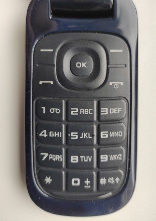 Samsung GT-E1270 б/ушный кнопочный раскладной телефон темно-синего цвета в хорош. . фото 5