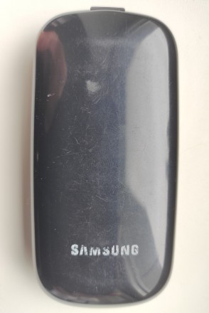 Samsung GT-E1270 б/ушный кнопочный раскладной телефон темно-синего цвета в хорош. . фото 2