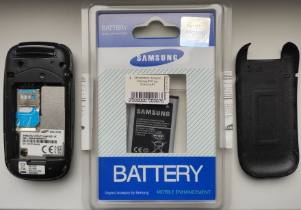 Samsung GT-E1270 б/ушный кнопочный раскладной телефон темно-синего цвета в хорош. . фото 6