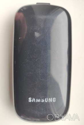Samsung GT-E1270 б/ушный кнопочный раскладной телефон темно-синего цвета в хорош. . фото 1