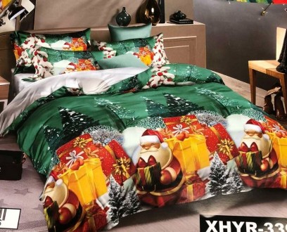 Постельное белье Новый год Дед Мороз Елка Рождество. Київ. фото 1 Постельное белье Новый год Дед Мороз Елка Рождество. Київ. фото 1