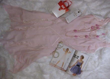 платье сарафан, Together, 14UK, км0799
нежно розовый цвет, ткань легкая и прият. . фото 2