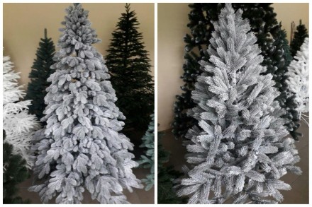 Заснеженные ЛИТЫЕ елки искусственные со снегом. В наличии 2 вида -  Президентска. . фото 2