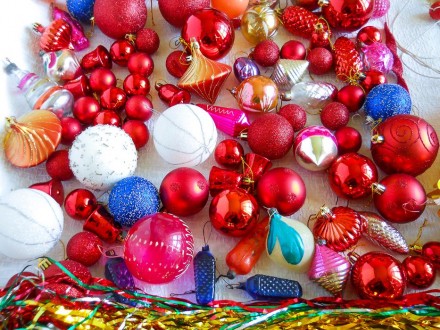 Продам комплект ёлочных игрушек и новогодних украшений (гирлянда, «дождик&. . фото 5