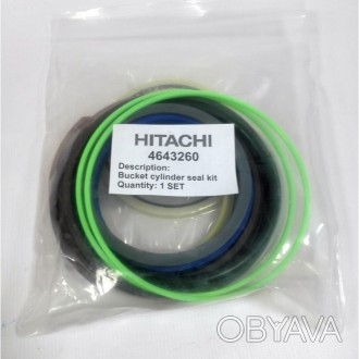 Запасная часть Hitachi: Ремкомплект гидроцилиндра ковша Hitachi ZX330 ZX350 4643. . фото 1