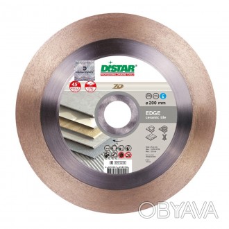 Алмазний диск Distar 1A1R Edge 200*1.4*25*25.4 створений для різання кераміки пі. . фото 1