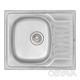 Кухонная мойка Qtap 5848 Satin изготовлена из высококачественной нержавеющей ста. . фото 1