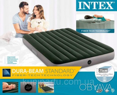 Надувной матрас серии Prestige Downy Bed изготовлен по технологии Fiber-Tech. Вн. . фото 1