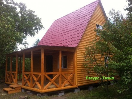 Дачные домики деревянные.Каркасные,сборные. Цена от 3000грн. за 1м/кВ. с доставк. . фото 7