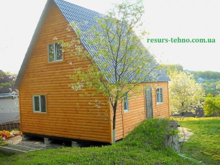 Дачные домики деревянные.Каркасные,сборные. Цена от 3000грн. за 1м/кВ. с доставк. . фото 6
