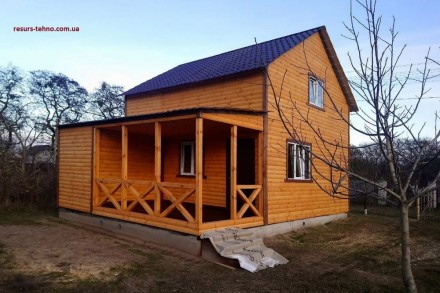 Дачные домики деревянные.Каркасные,сборные. Цена от 3000грн. за 1м/кВ. с доставк. . фото 4