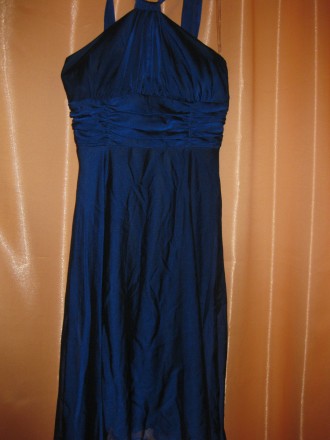 платье сарафан, Connected Apparel, 12р, км0801
темно синий цвет с отливом, ткан. . фото 6
