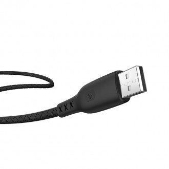 Дата кабель Hoco S6 Sentinel USB to MicroUSB (1.2m) (Черный). . фото 3