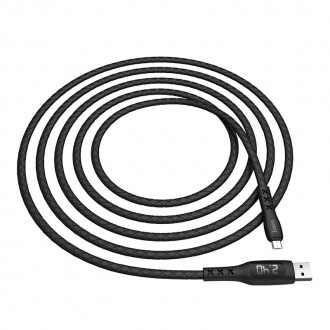 Дата кабель Hoco S6 Sentinel USB to MicroUSB (1.2m) (Черный). . фото 2