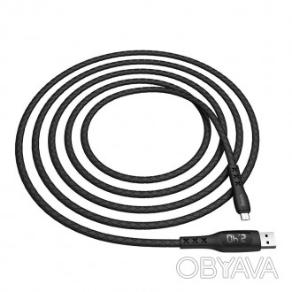 Дата кабель Hoco S6 Sentinel USB to MicroUSB (1.2m) (Черный). . фото 1
