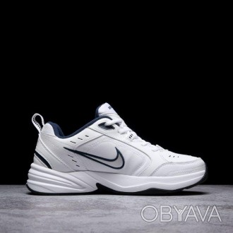 Мужские кроссовки Nike Air Monarch IV White Blue Silver в белом цвете
 
Кроссовк. . фото 1