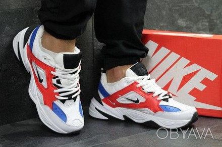 Мужские кроссовки Nike Air Monarch M2K Tekno White Blue Red Белые
 
Кроссовки му. . фото 1