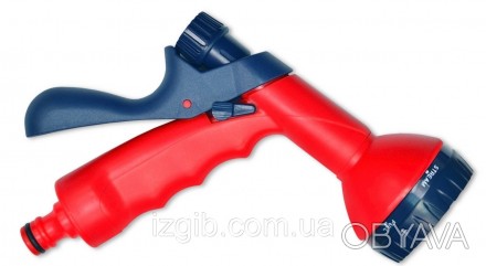Пистолет-распылитель пластиковый регулируемый 6- позиционный, код 772-455, Корпу. . фото 1