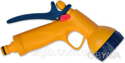 Пистолет-распылитель пластиковый Душевой, код 772-002, Корпус из ABS-пластика, э. . фото 1