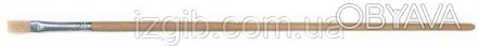 Кисть для покраски, деревянная ручка, № 06, 8мм, код 701-312, Цена указана за 1 . . фото 1