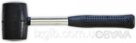 Киянка резиновая, металлическая ручка 900 г, 70 мм, код 739-022, Киянка с головк. . фото 1