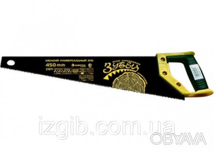 Ножовка по дереву Сибртех Зубец 350x2D
Полотно инструмента с защитным покрытием . . фото 1