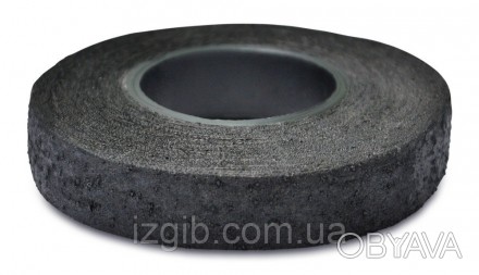 Изолента ХБ, черная, Украина 18 мм х 10 м, код 710-723, Изоляционная прорезиненн. . фото 1
